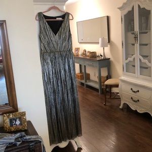 Formal evening dress NBW Sliver with black